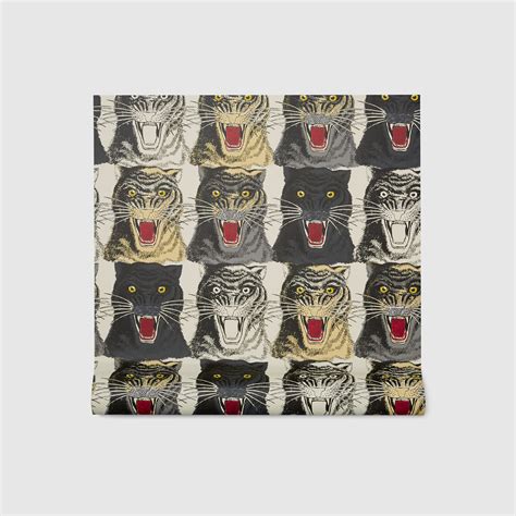 gucci heron print wallpaper|gucci tiger face print wallpaper.